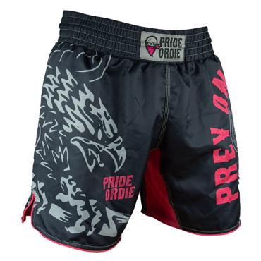 Pride Or Die PREY ON THE STRONG MMA Shorts - Black